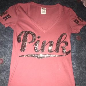 Vs PINK bling shirt